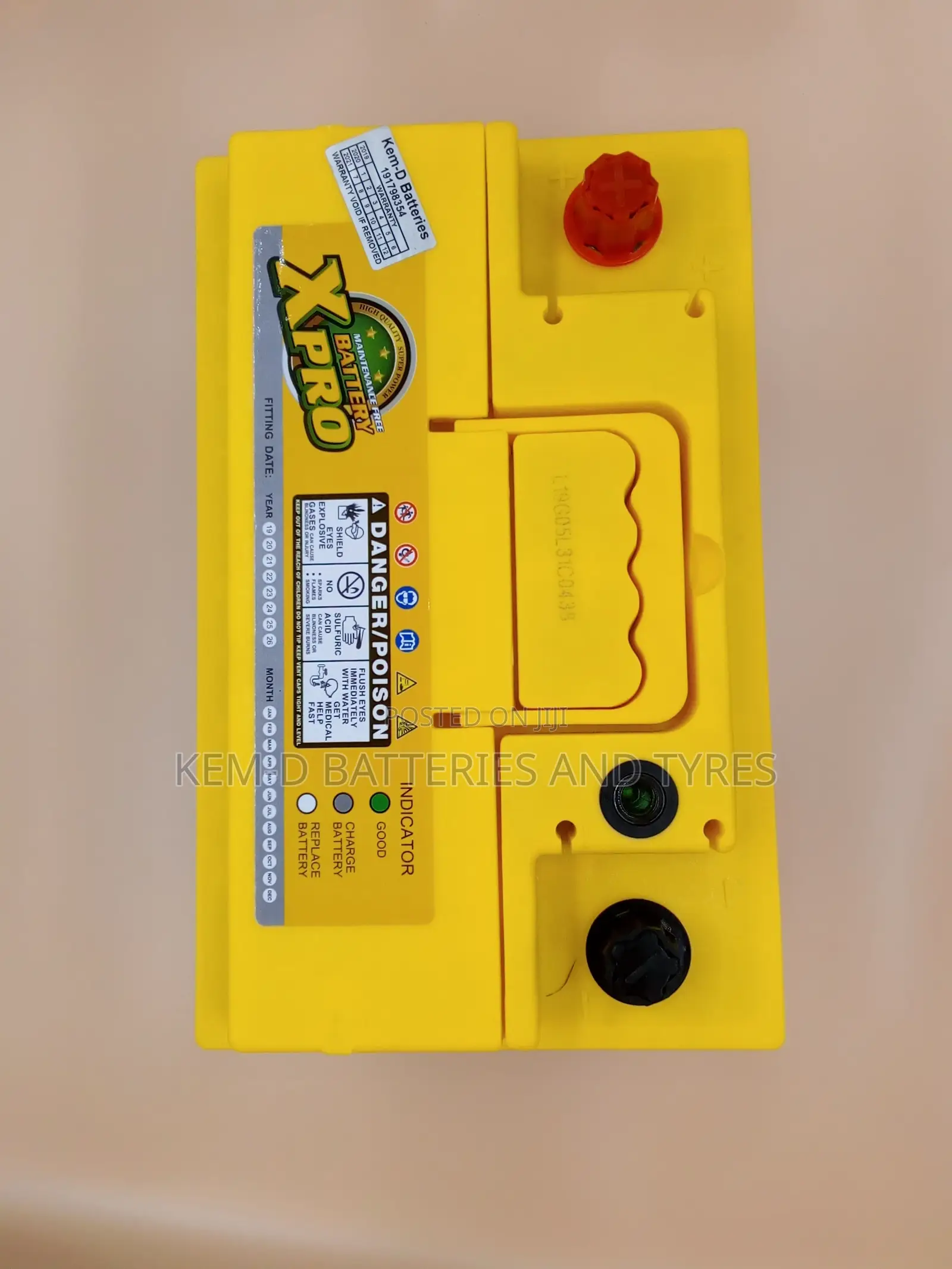 15 Plates Xpro Car Battery With Free Delivery