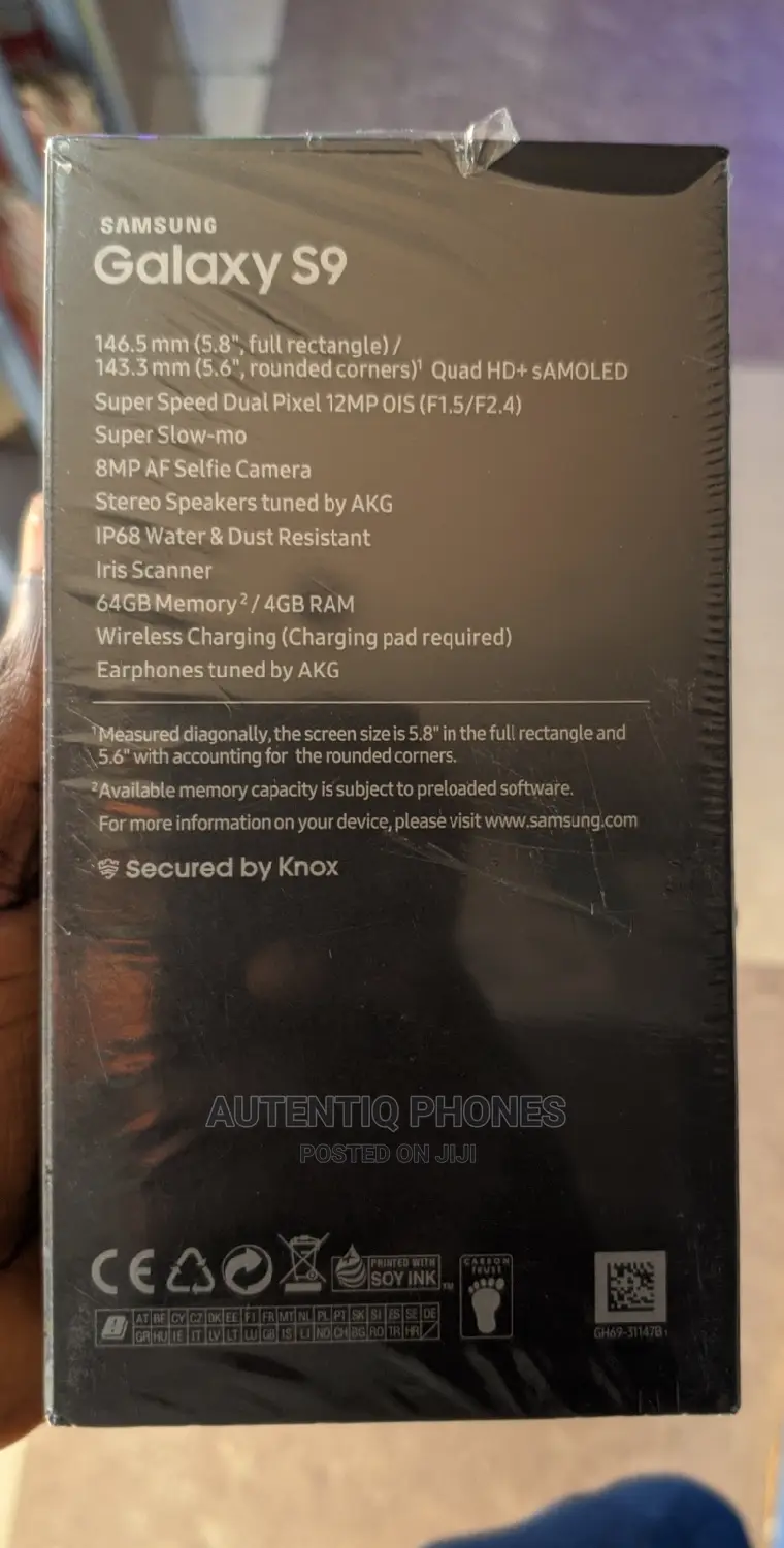 New Samsung Galaxy S9 64 GB Black
