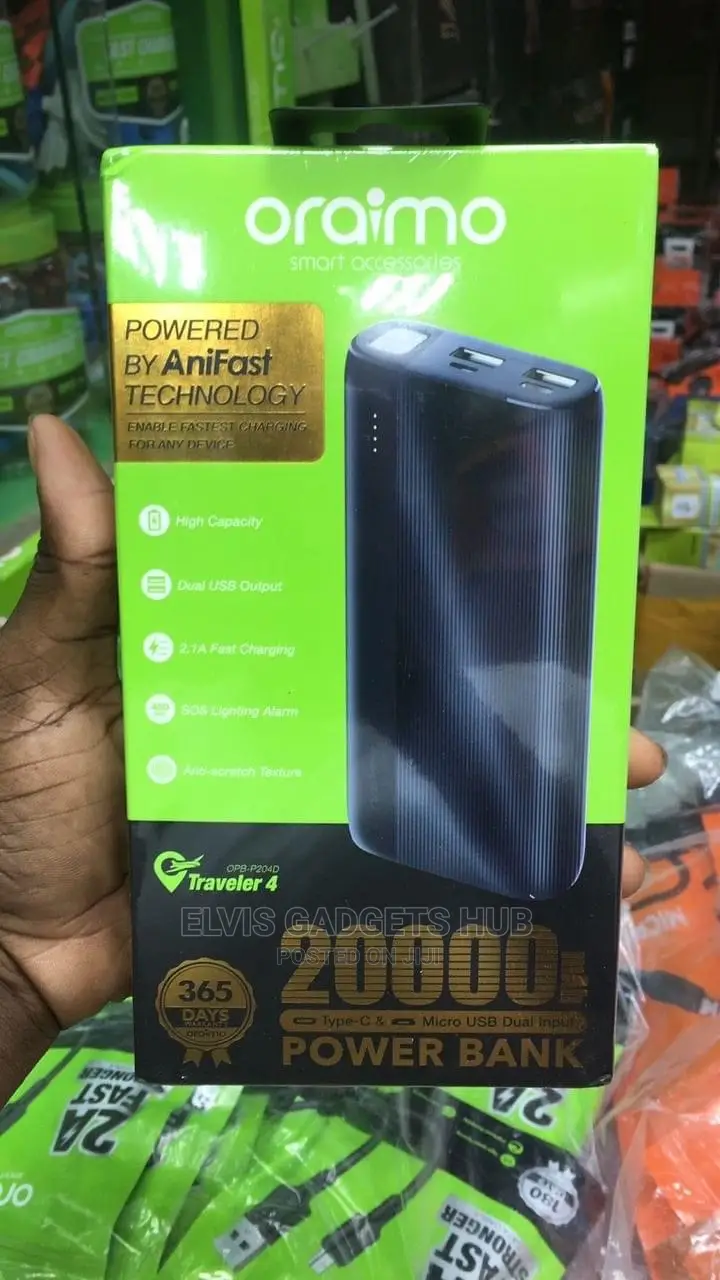 Oraimo Traveler 4 20000mah Power Bank