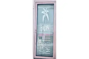 Tampered Glass Bathroom Door