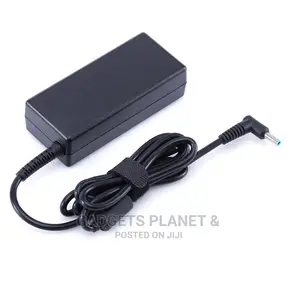 HP Laptop Adapter With Power Cable Small (Blue) Pin 65 Watts