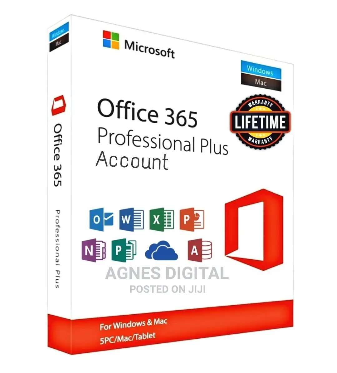Microsoft 365 for 5 Devices (Mac/Windows/Ios)
