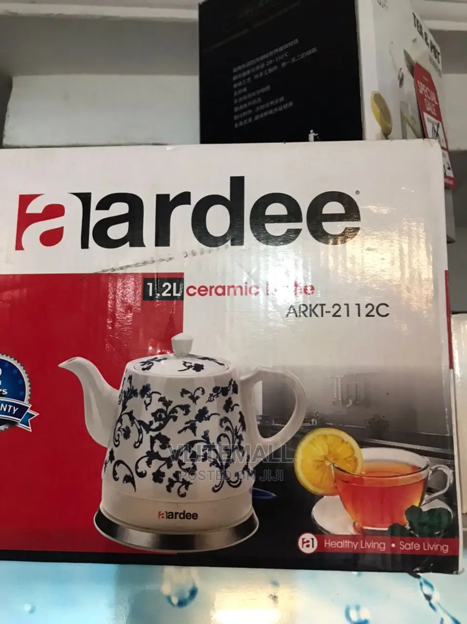Ceramic Cordless Kettles and Mug