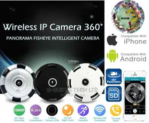 V380 Panoramic Wi-Fi Camera 360 Degree 2mp