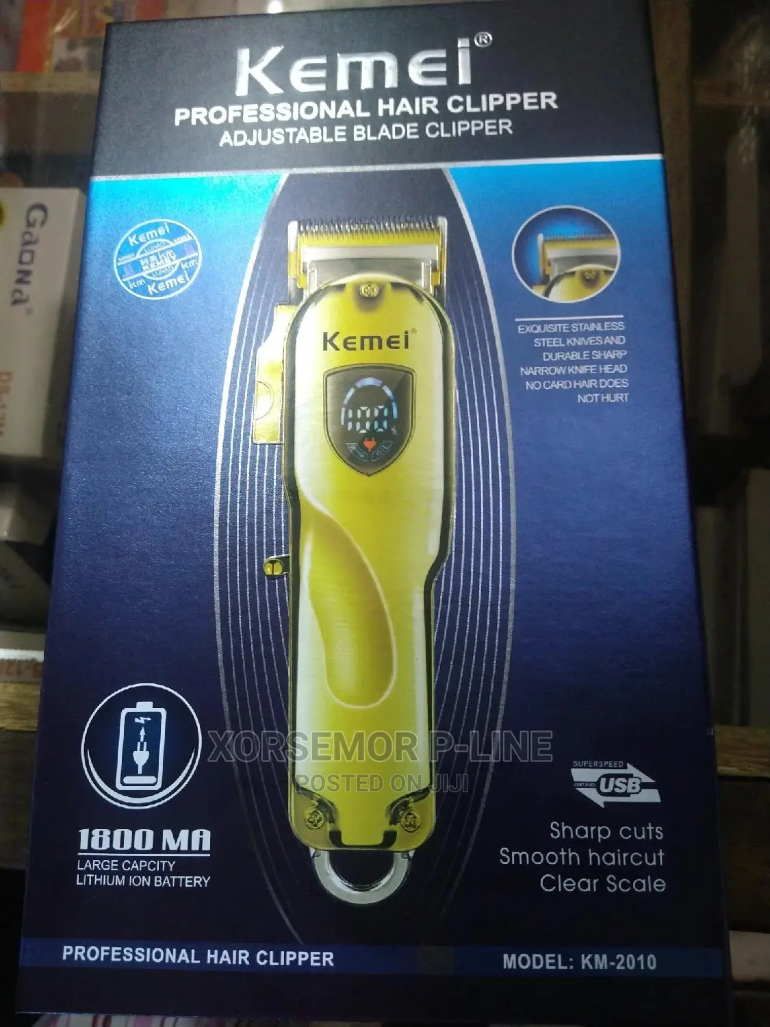 Professional Rechargeable Hair Clipper