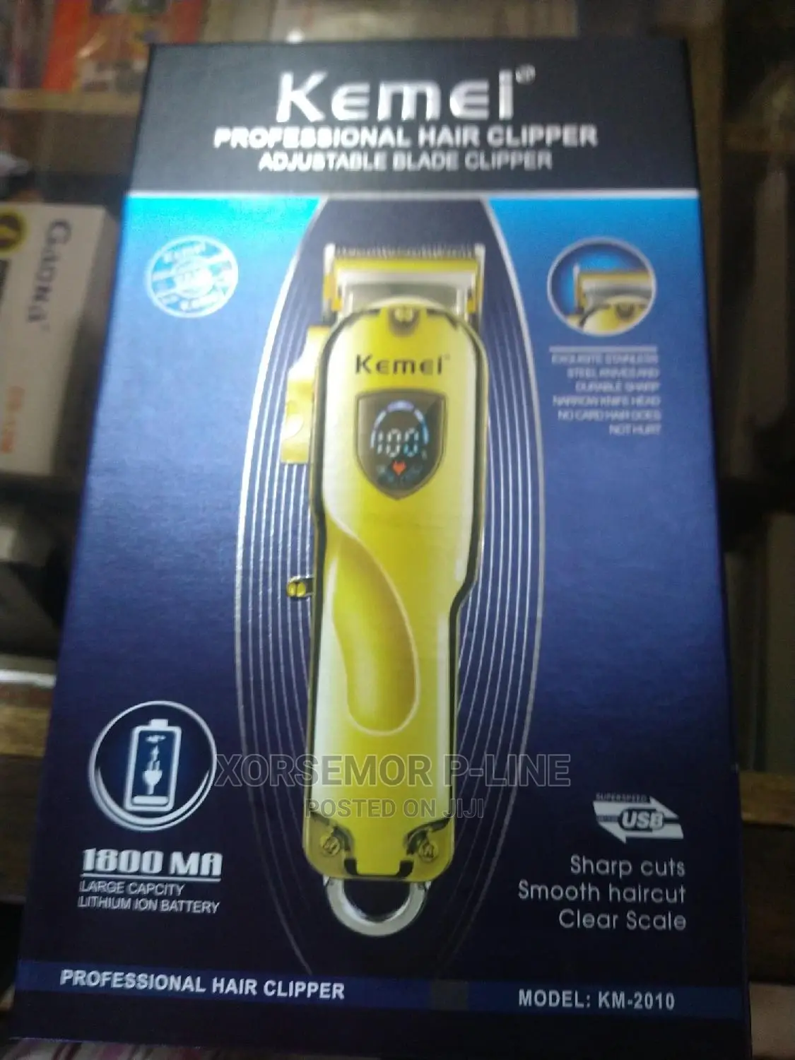 Professional Rechargeable Hair Clipper