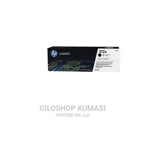HP 312A Black Original Laserjet Toner Cartridge, CF380A