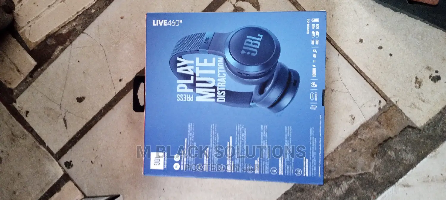 JBL Live 460 Nc Blue Headphones
