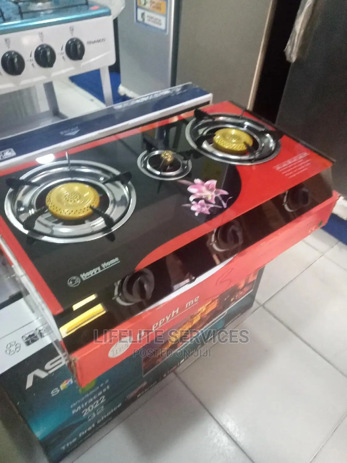 Stylish Glass Burner Stove