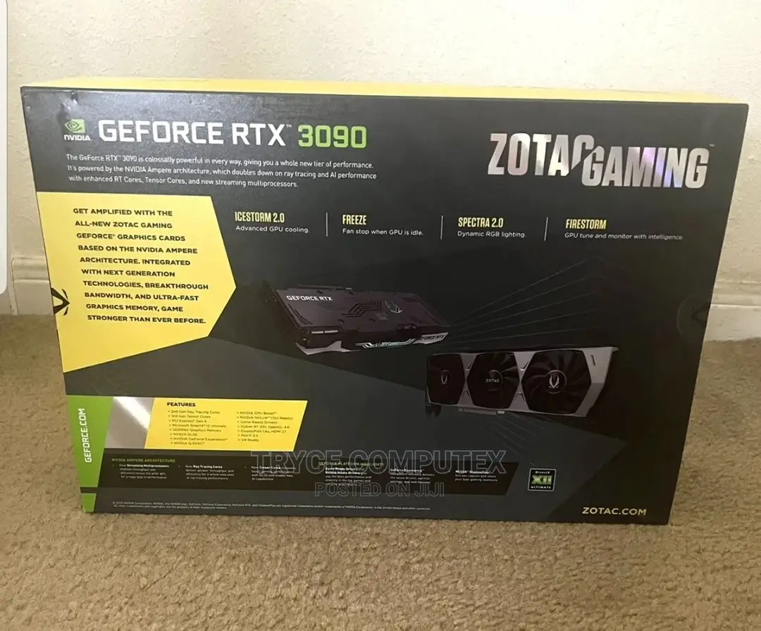 Zotac Geforce RTX 3090 Trinity Oc 24gb Gddr6x Graphic Card