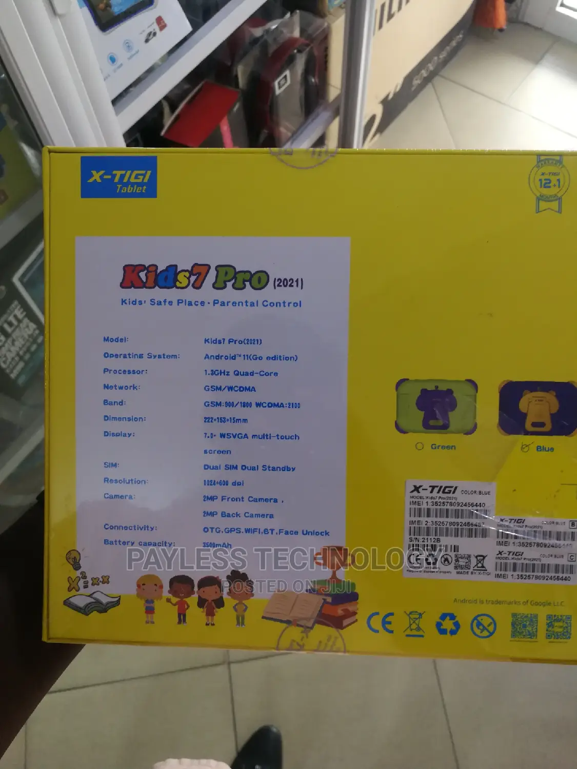 X-tigi Dual SIM Kids Educational Tablets
