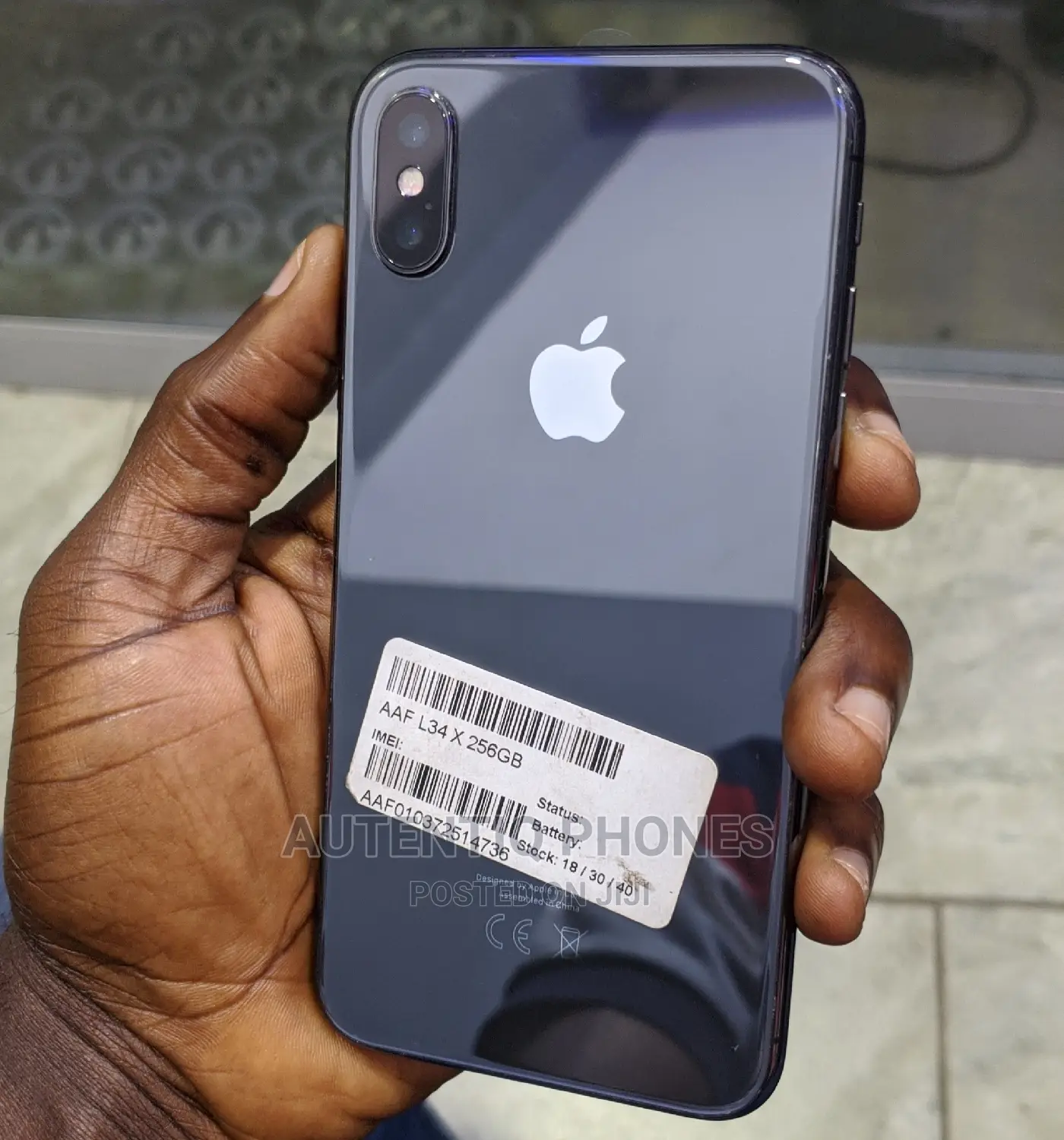 Apple iPhone X 256 GB Black