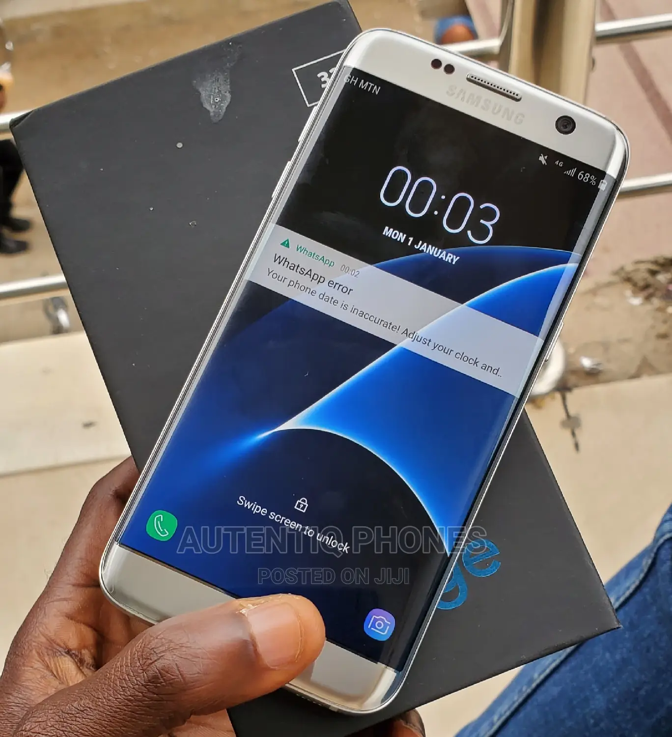New Samsung Galaxy S7 edge 32 GB Silver