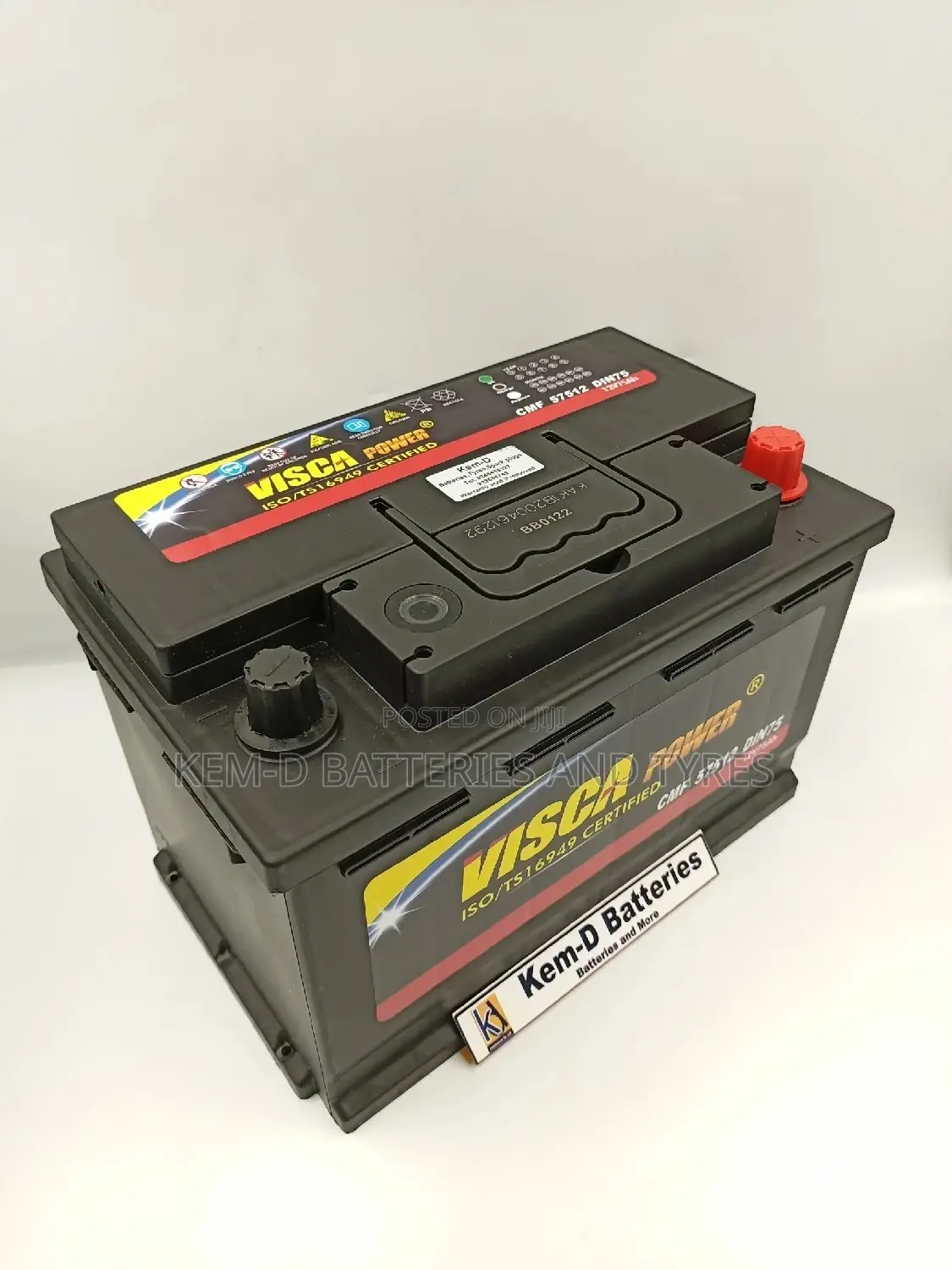15 Plates Battery 75ah Visca