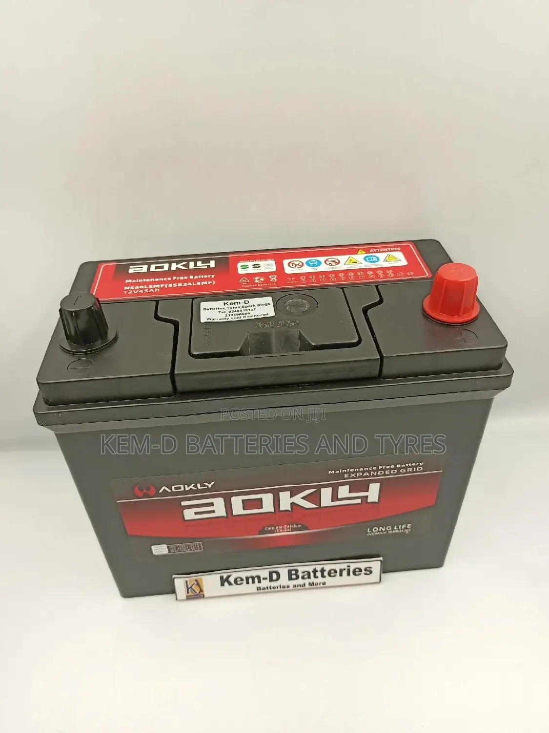 13 Plates Aokly Battery - 45ah
