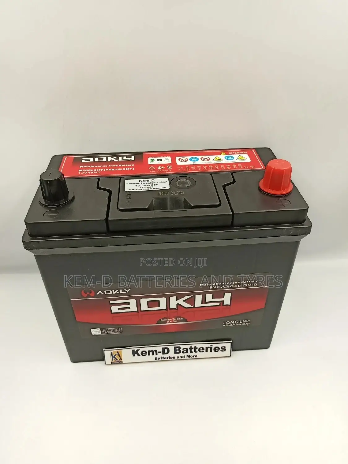 13 Plates Aokly Battery - 45ah