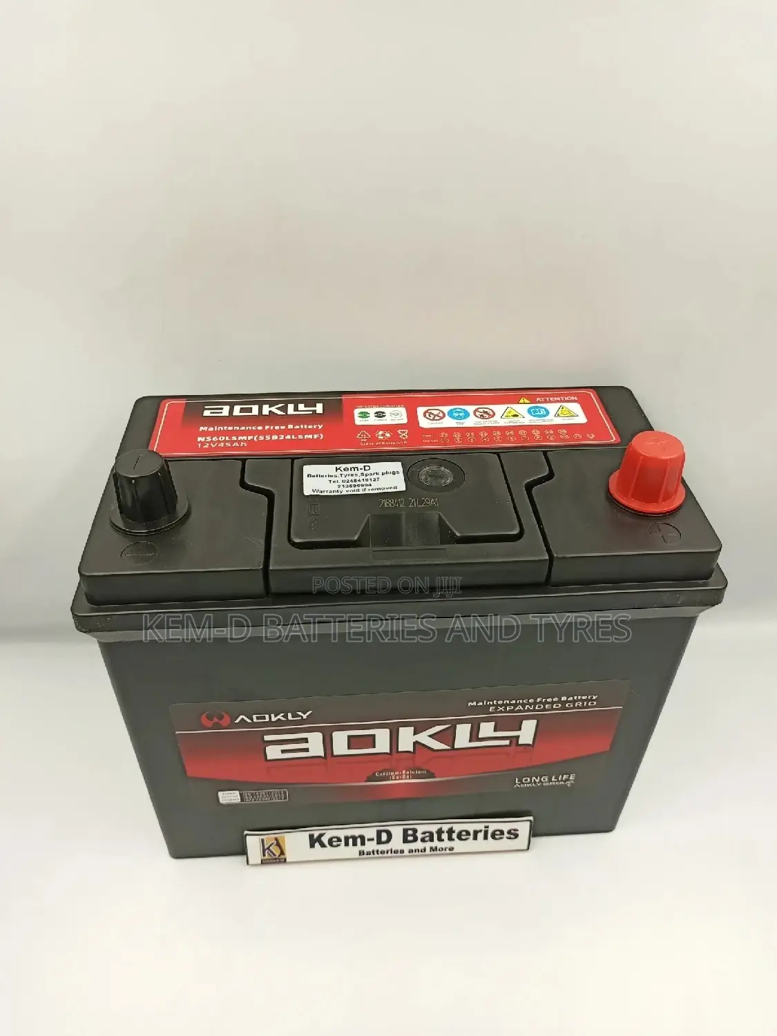 13 Plates Aokly Battery - 45ah