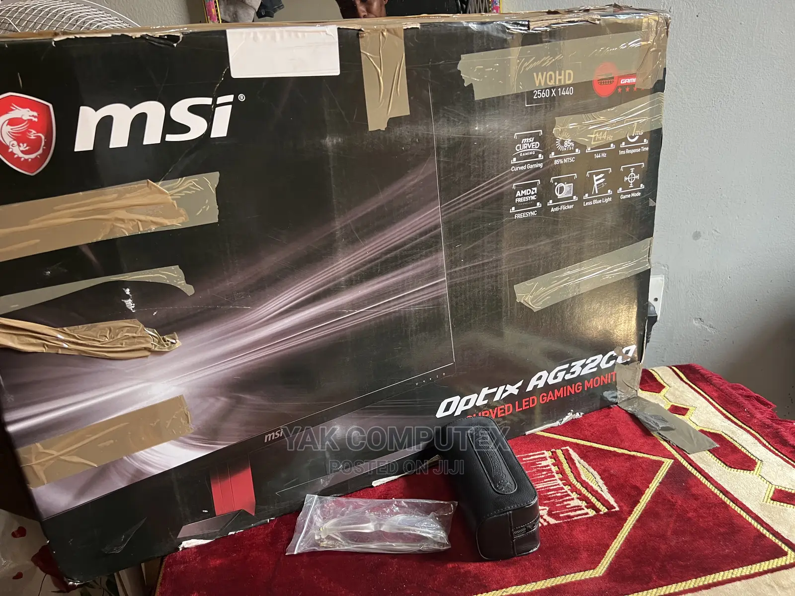 Msi 31.5" Optix Ag32cq 16:9 144 Hz Curved Freesync