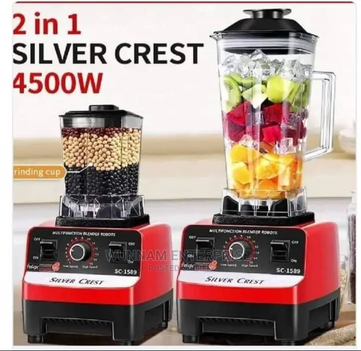 Silver Crest Double Cup Blender (4500W)