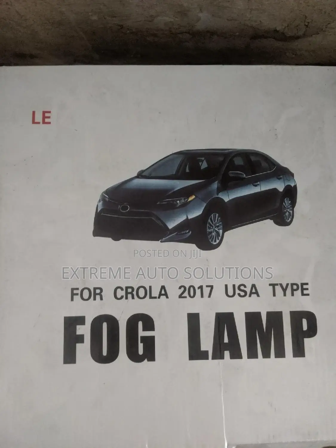 Toyota Corolla 2017 Foglight LE