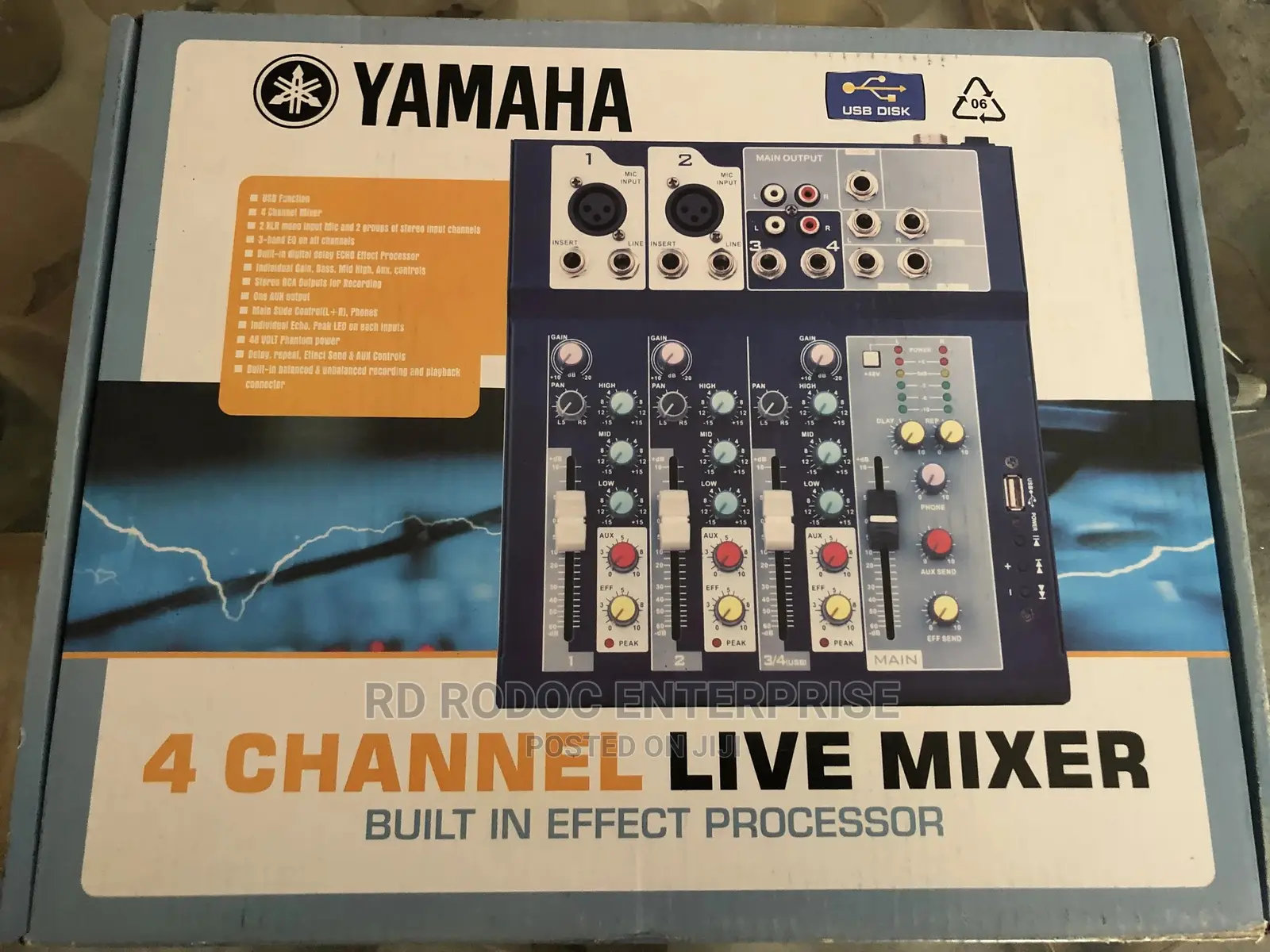 4 Channel Live Mixer