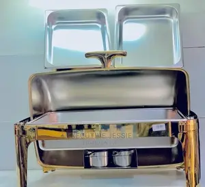 Golden Chaffing Dishes
