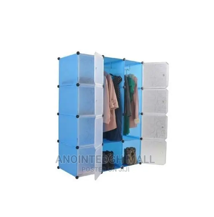 12 Cubes Plastic Wardrobe