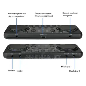 V300 Pro Sound Card Mixer, Bluetooth Noise Reduction