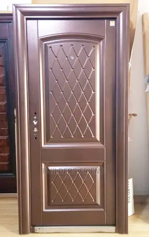 New Stainless Steel Single Standard Security Door+Handle+Key