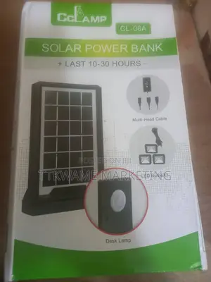Solar Power Bank With Light