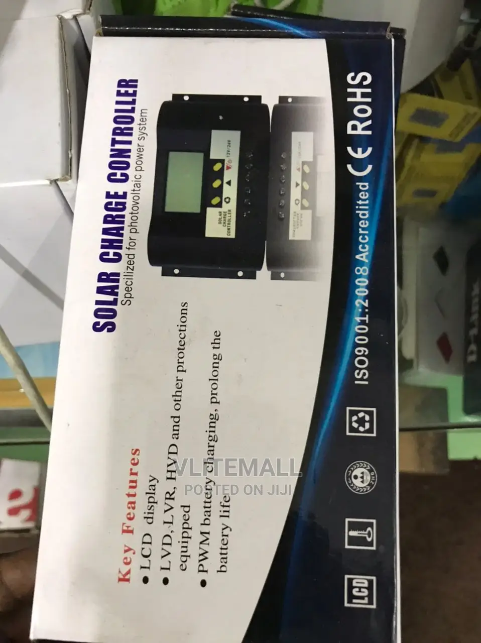 50A Solar Charge Controller 12-24v