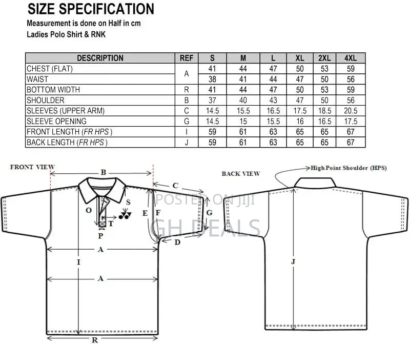 Round Neck Short Sleeve Polo Shirt - 5pieces Multicolour