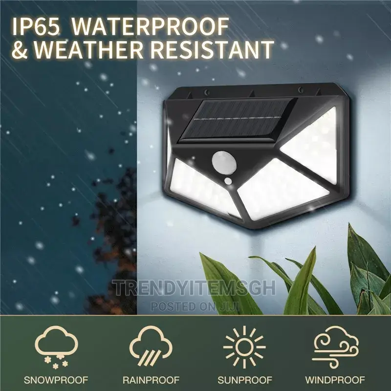 100LED Solar Light Outdoor Solar Wall Lamp