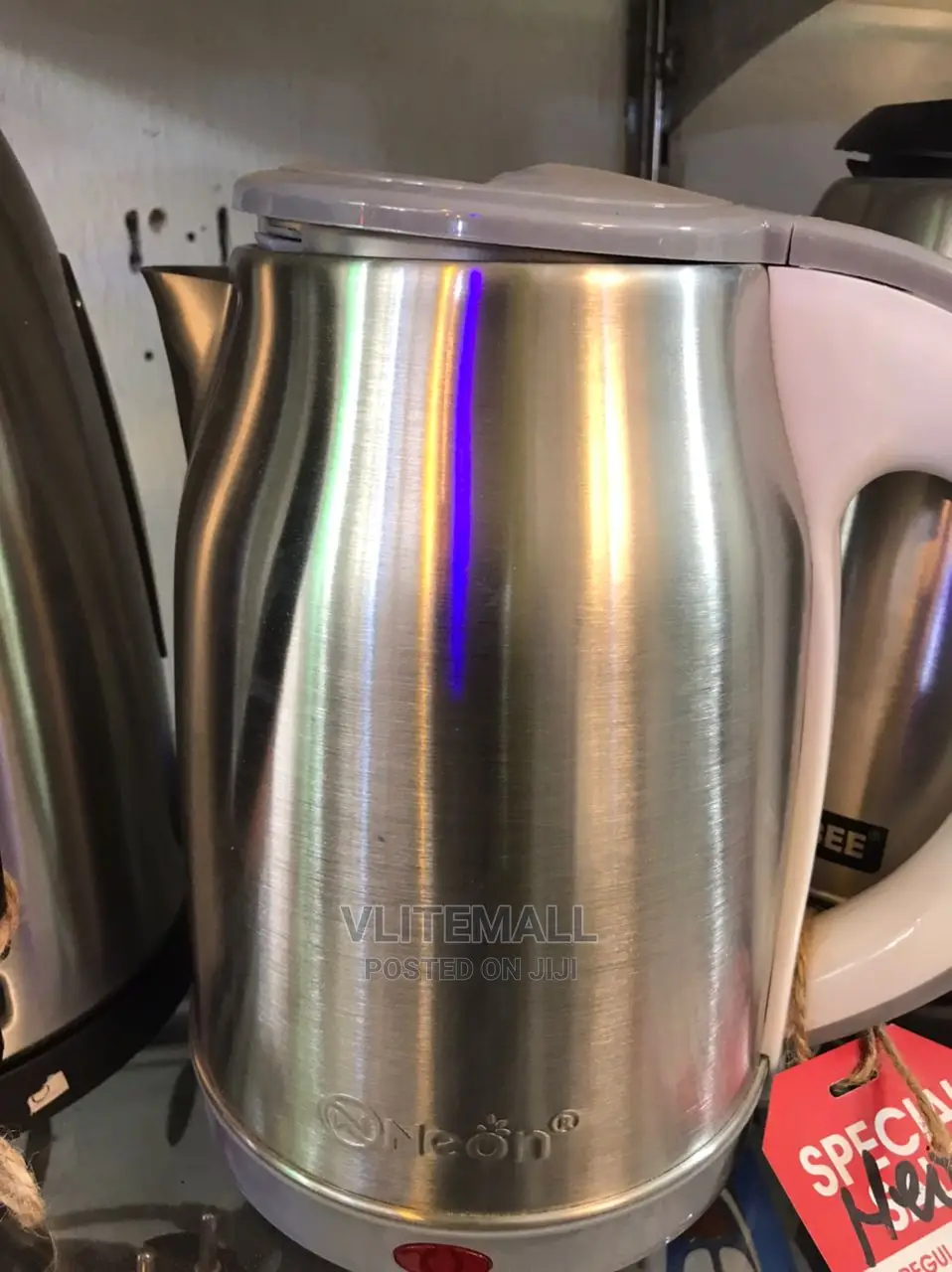 Neon 1.8L Stainless Steel Kettle