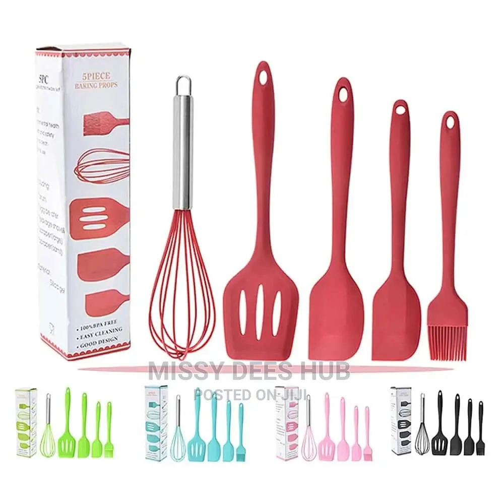 5pcs/Set Silicone Kitchen Set