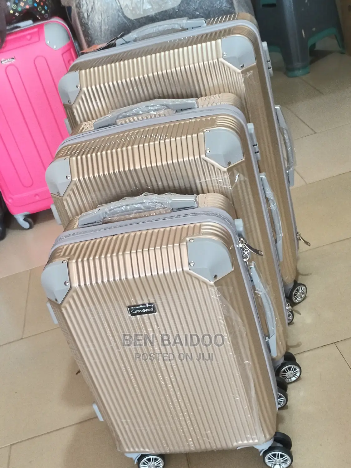 Ecolack Plastic Traveling Bag Set