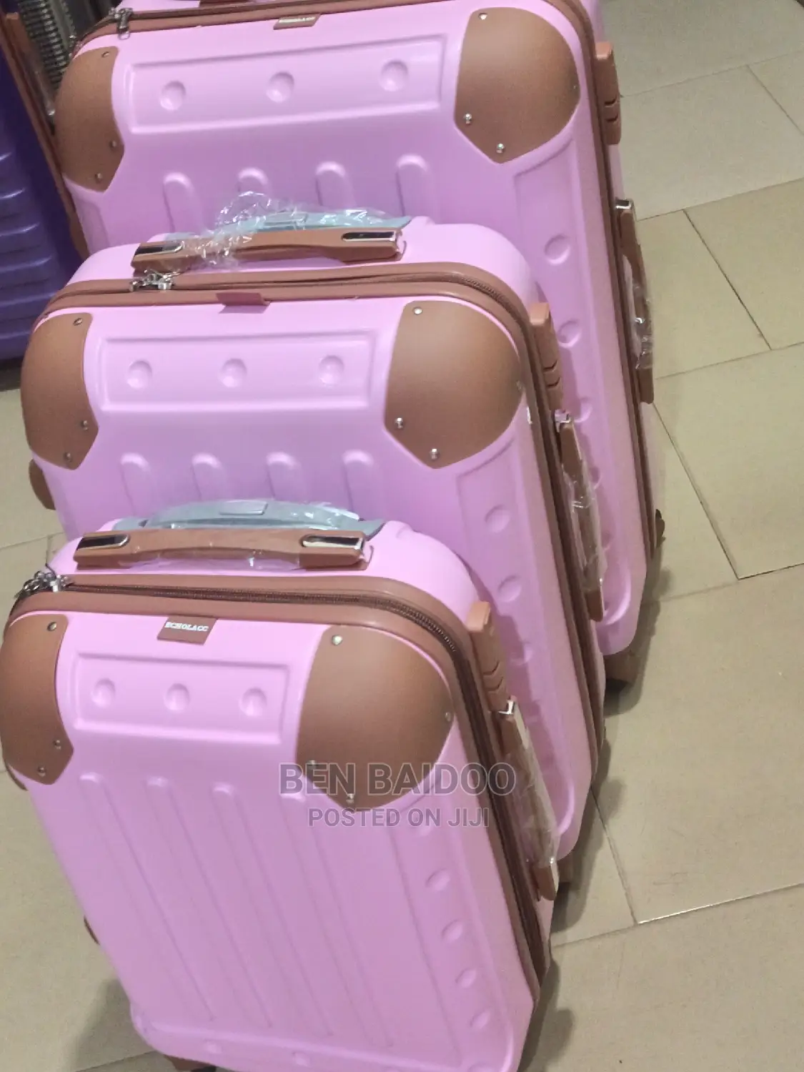 Ecolack Plastic Traveling Bag Set