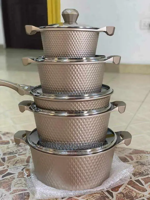 Royal Diamond 10 Pieces Nonstick Cookware