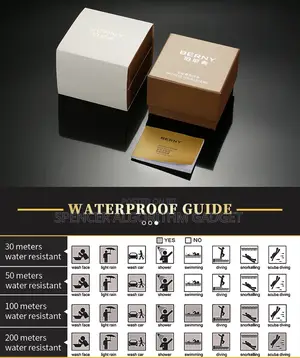 Watch Swiss Quartz Leather Strap Waterproof