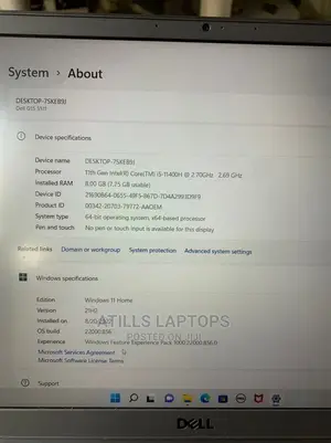 Laptop Dell G15 5511 16GB Intel Core I5 SSD 512GB