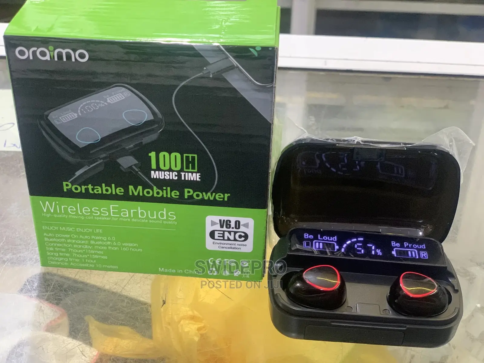 Oraimo V6.0 Wireless Earbuds + Power Bank