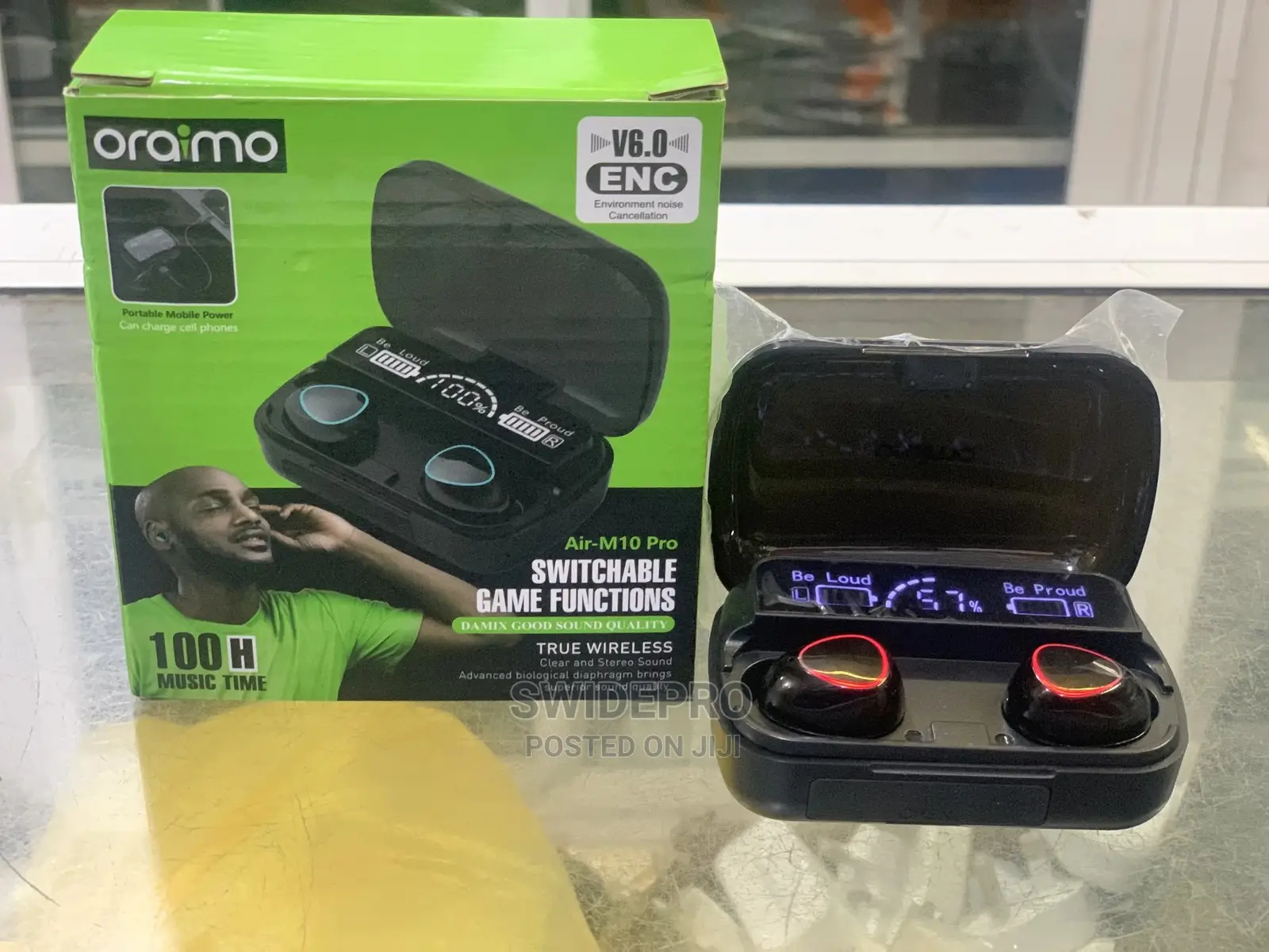 Oraimo V6.0 Wireless Earbuds + Power Bank