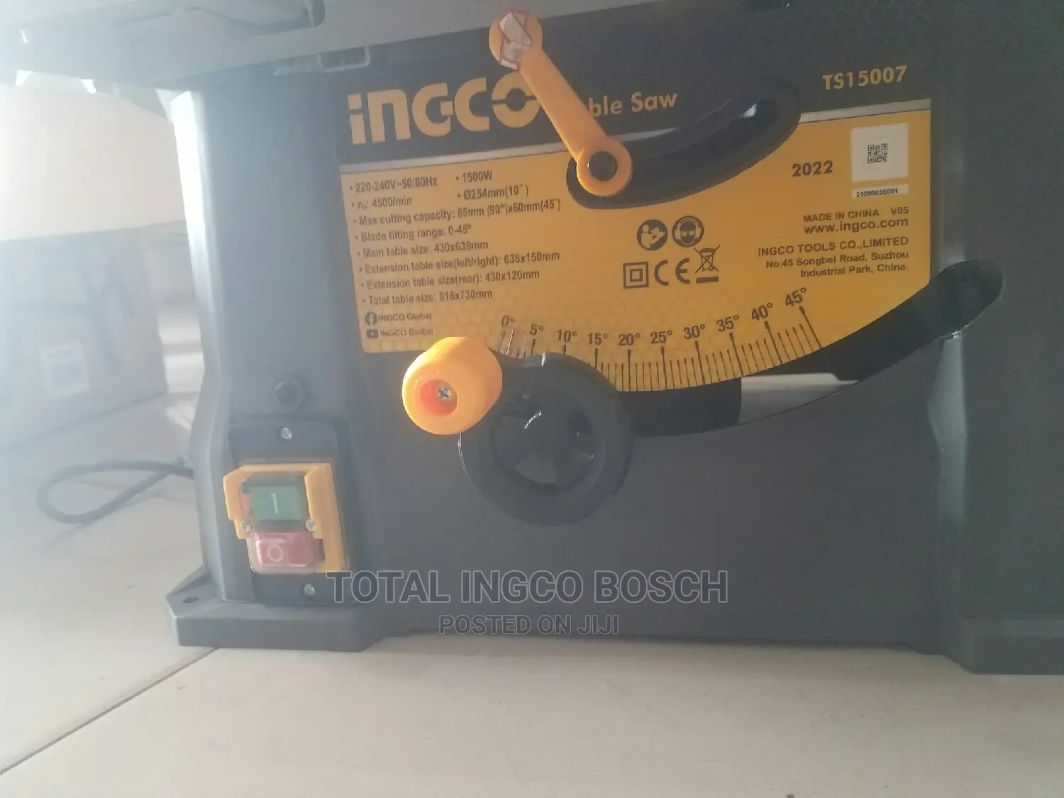 Ingco Table Saw 1500watt