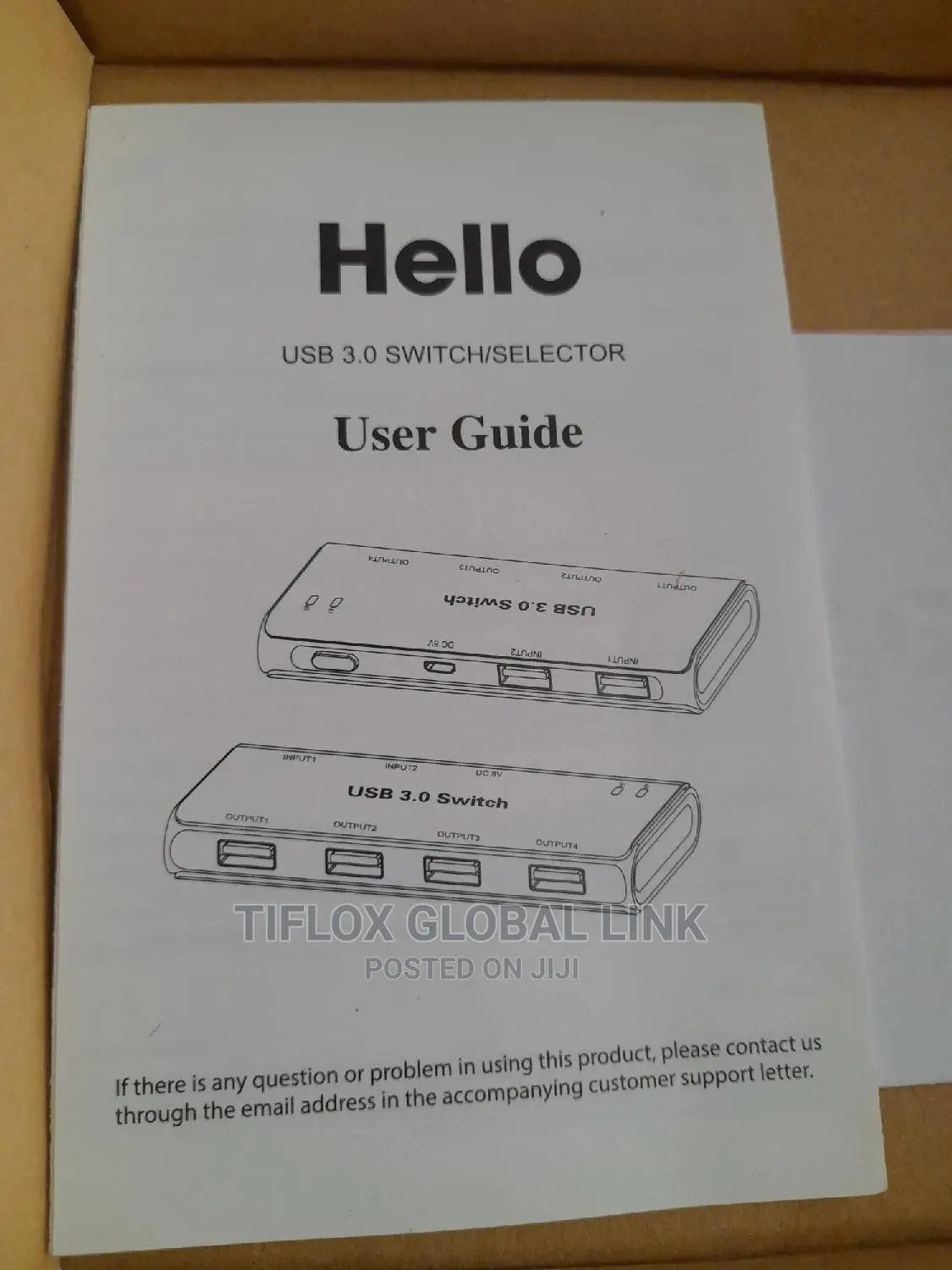 USB 3.0 Switch/Selector 2in 4out