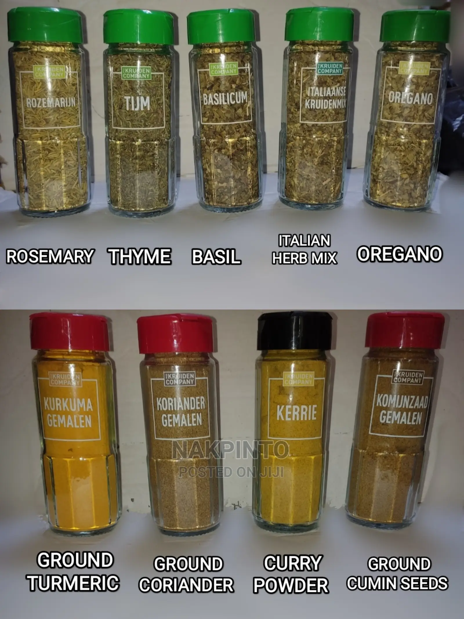 Natural Spices (Oregano, Paprika,Thyme, Bbq, Badia Spice Etc