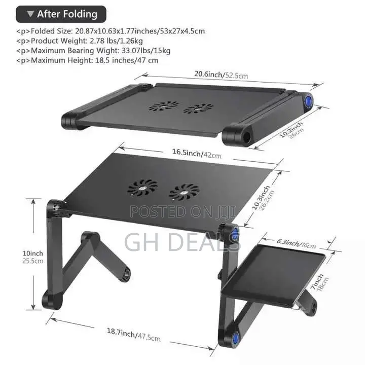 Adjustable Desktop Computer With Mouse Pad