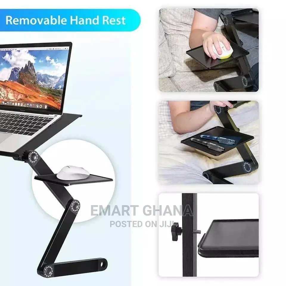 Adjustable Desktop Computer With Mouse Pad