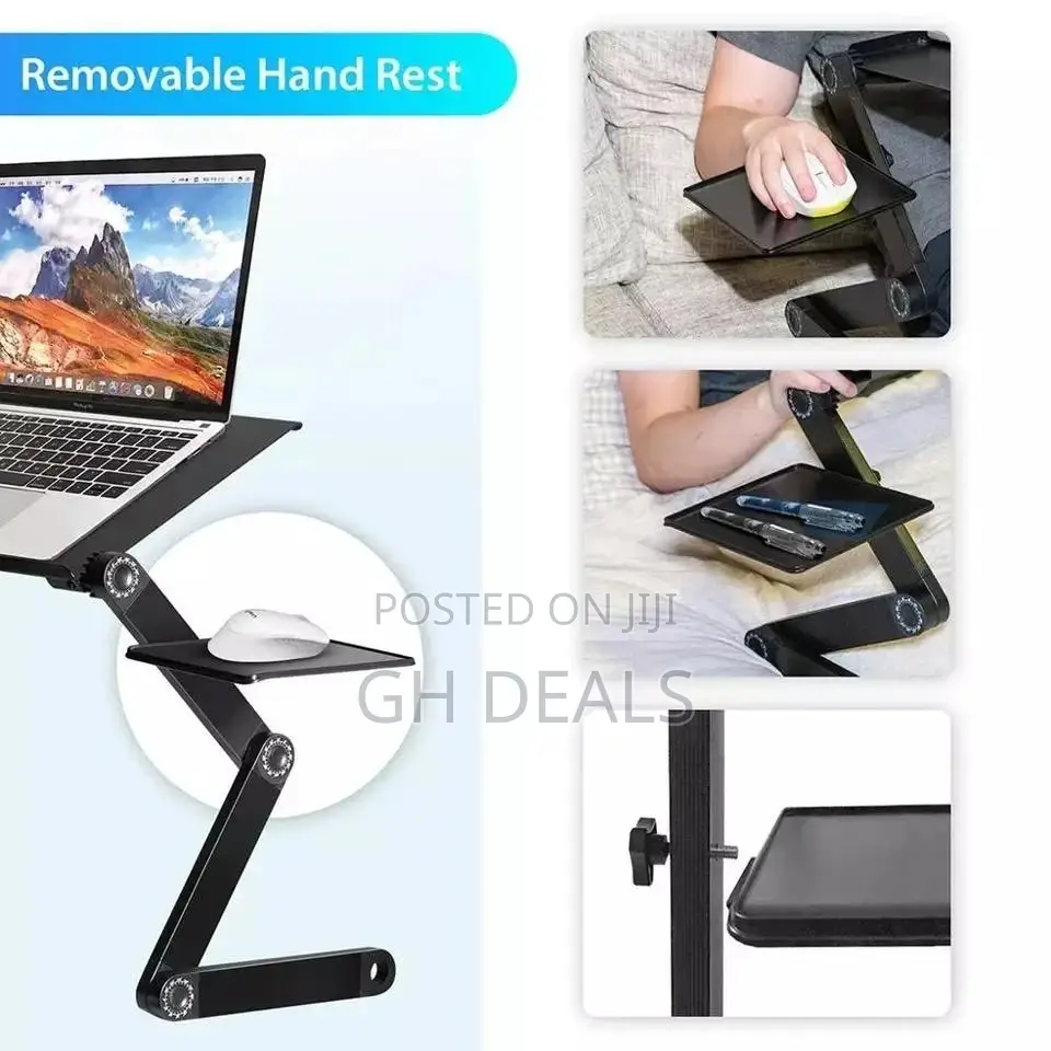 Adjustable Desktop Computer With Mouse Pad