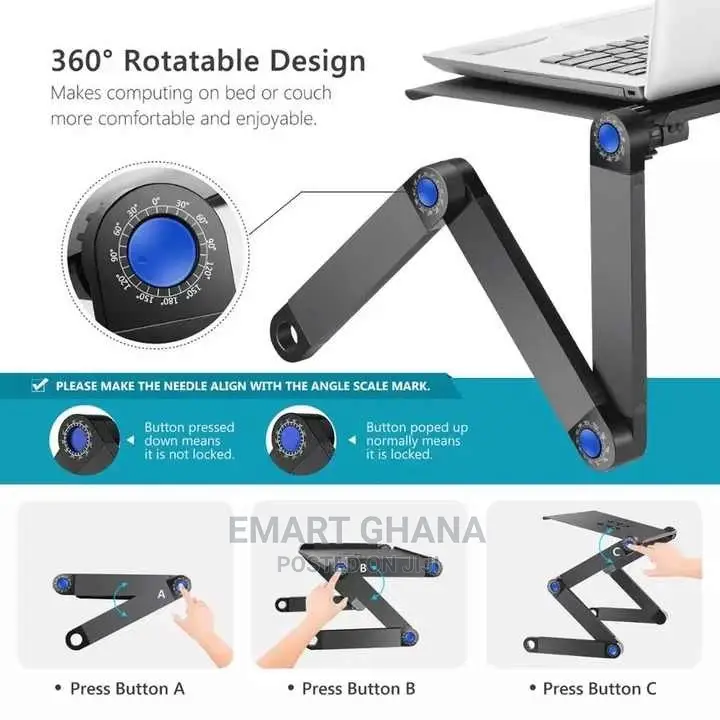 Adjustable Desktop Computer With Mouse Pad