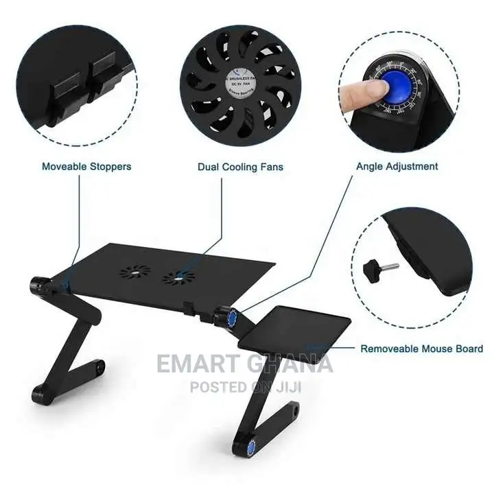 Adjustable Desktop Computer With Mouse Pad